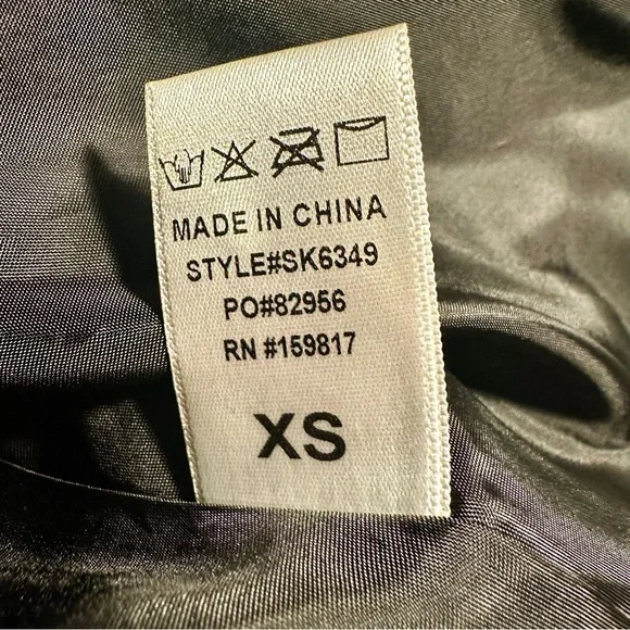 NWT Altar’d State ‘Sadie’ Black Strapless Tiered Ruffle Dress Size XS - Picture 7 of 12